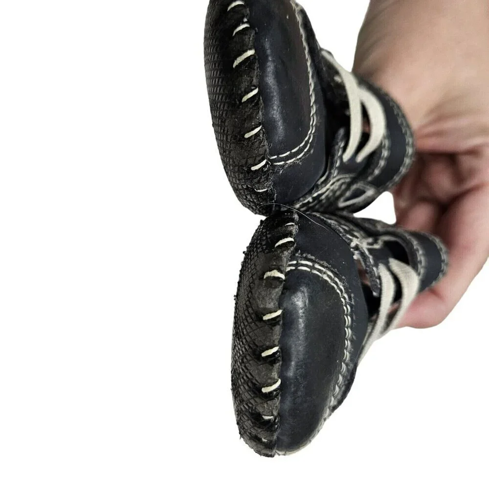Pediped Barefoot Shoes  Infant Baby Soft‎ Sole Size 6-12 Navy Blue